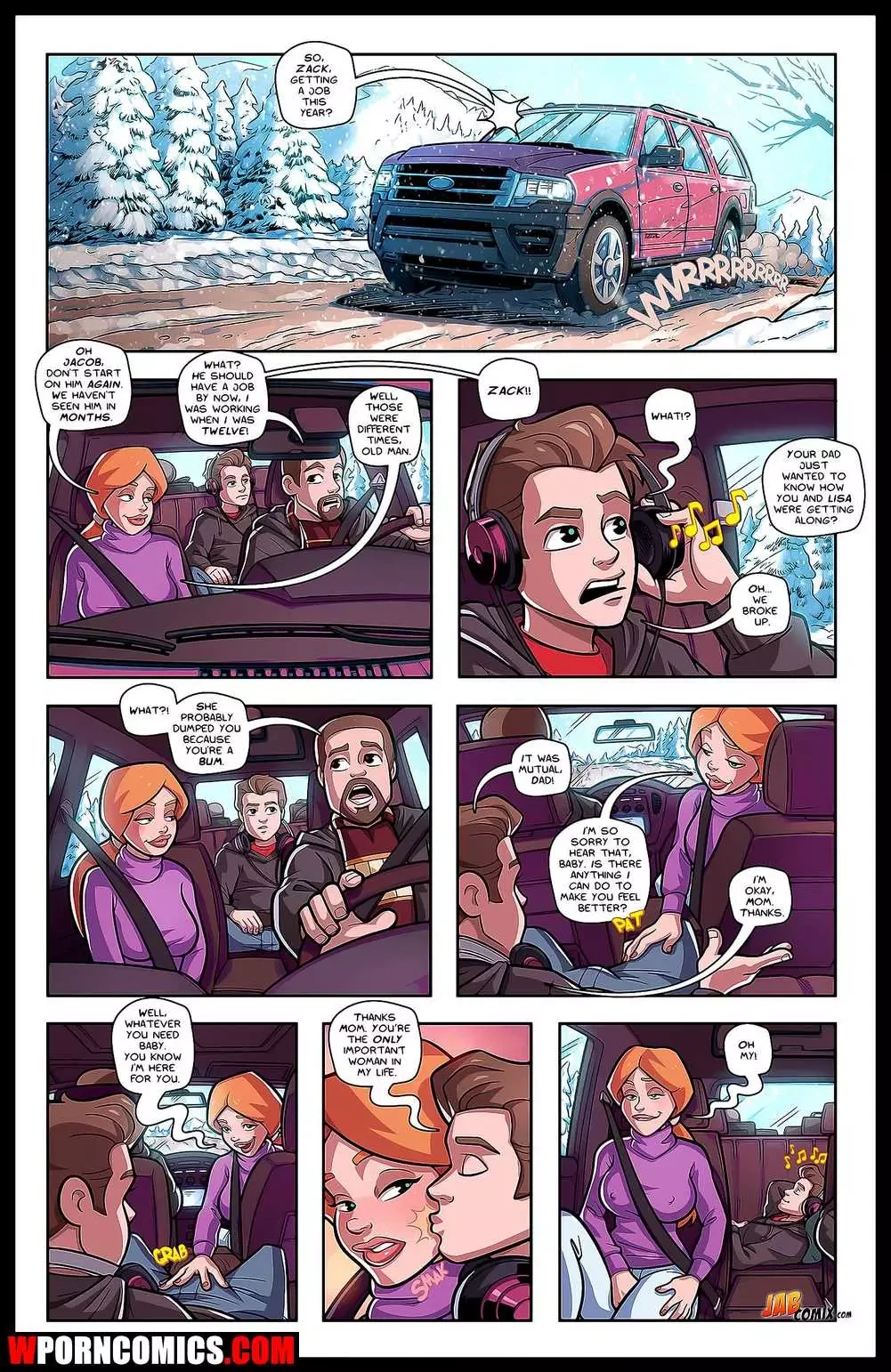 Porn Comic Snowed In - 2#