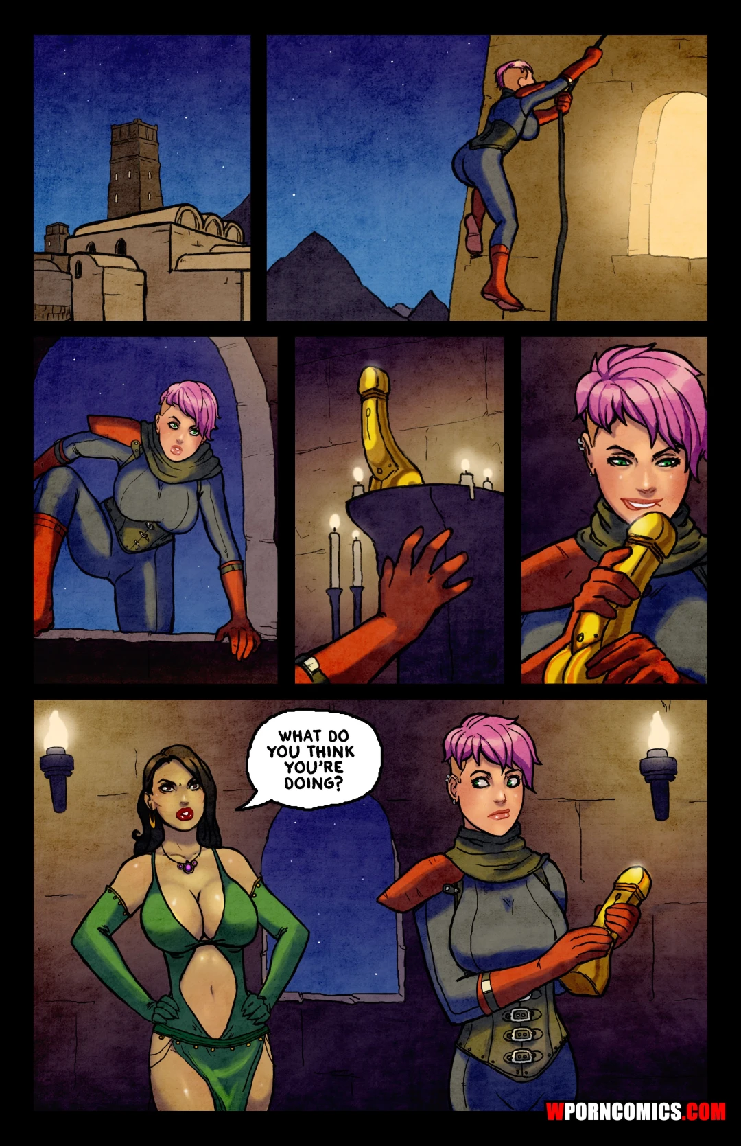 Porn Comic Synthiria Naughty Adventures - 2#