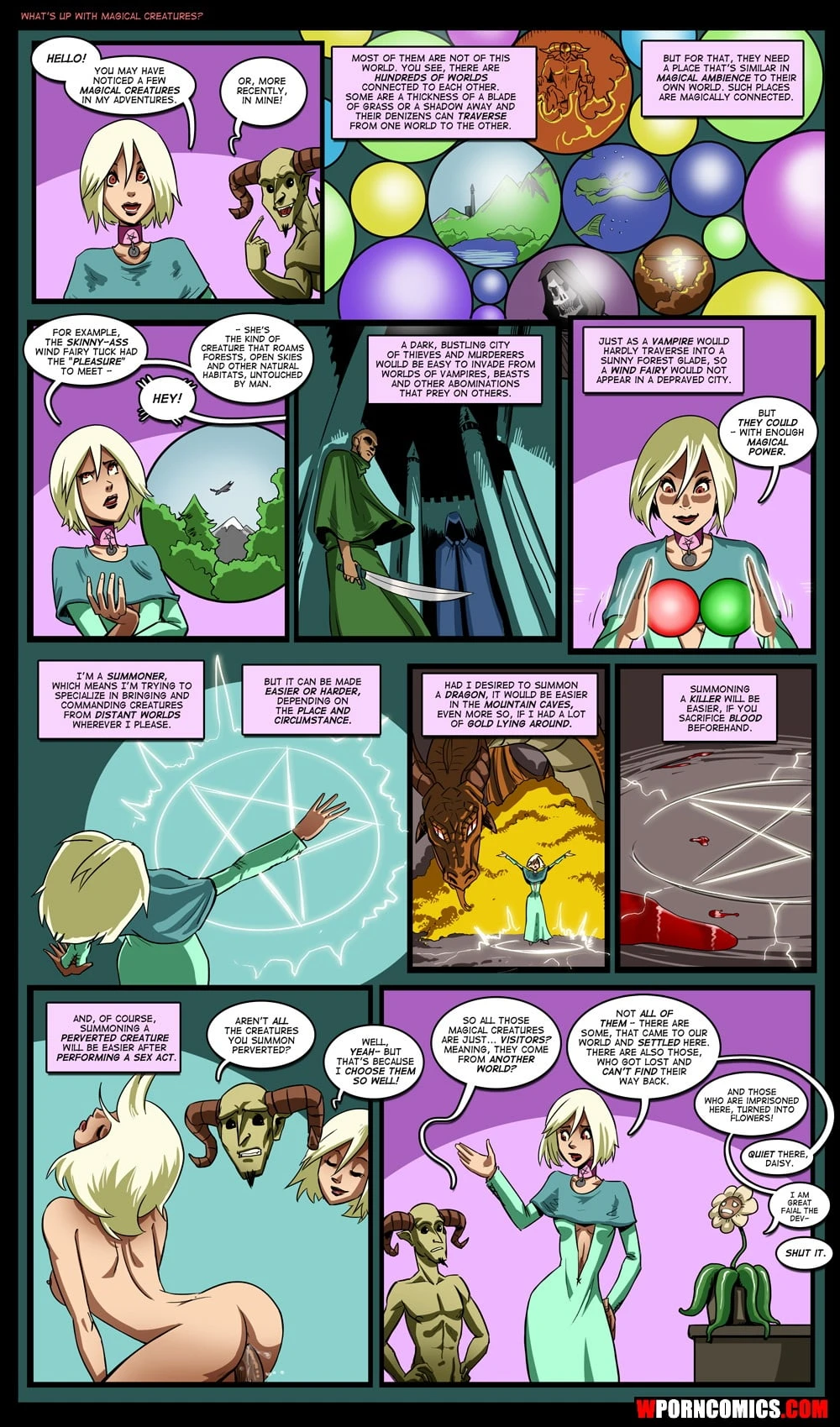 Porn Comic The Cummoner - 3#