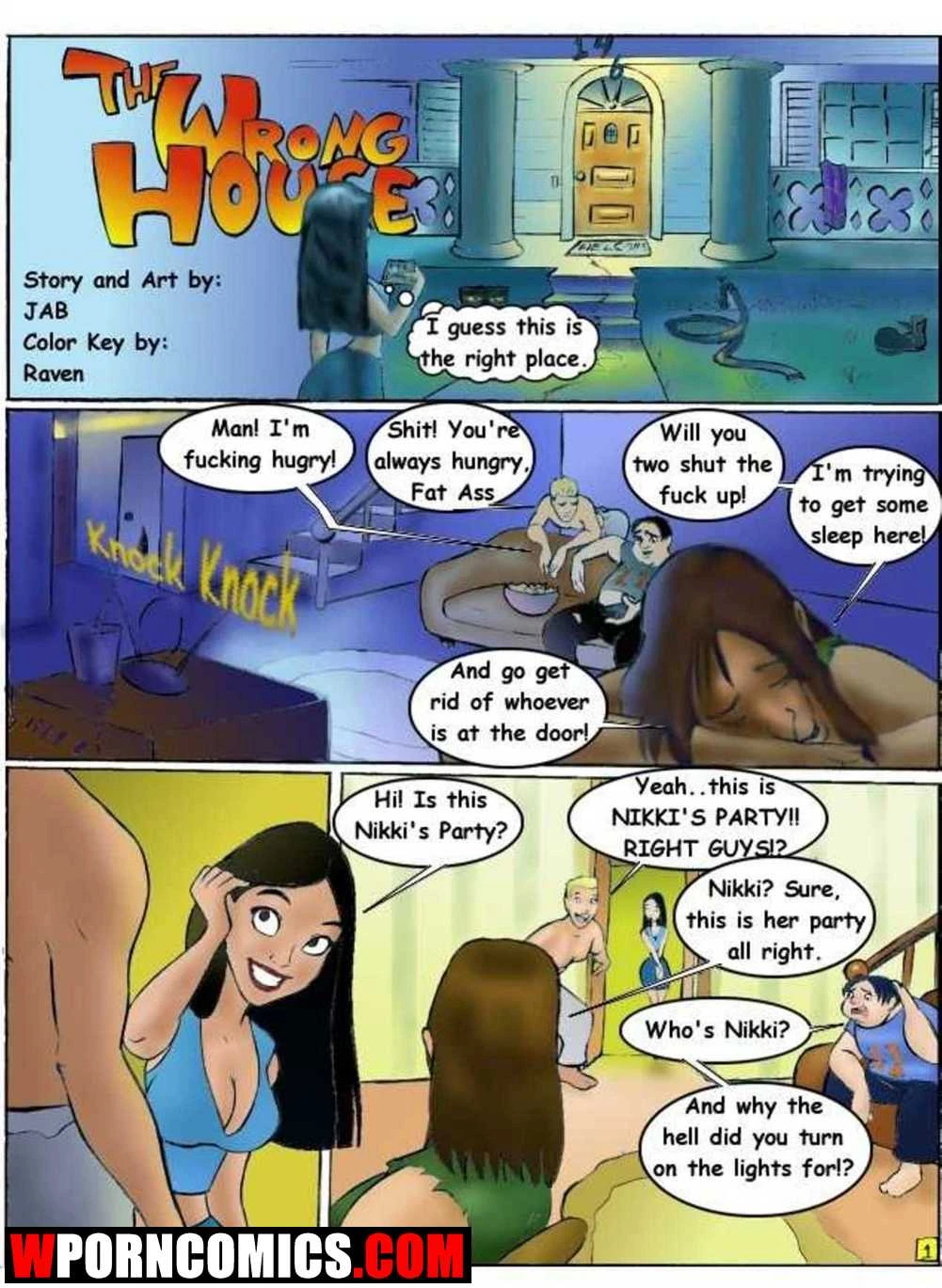 Porn Comic The Wrong House Part 1 - 1#