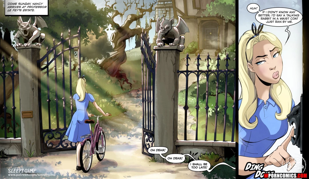 Porn Comic Through The Looking Glass - 4#