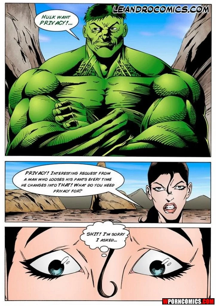 Porn Comic Wonder Woman Vs Incredibly Horny Hulk - 10#
