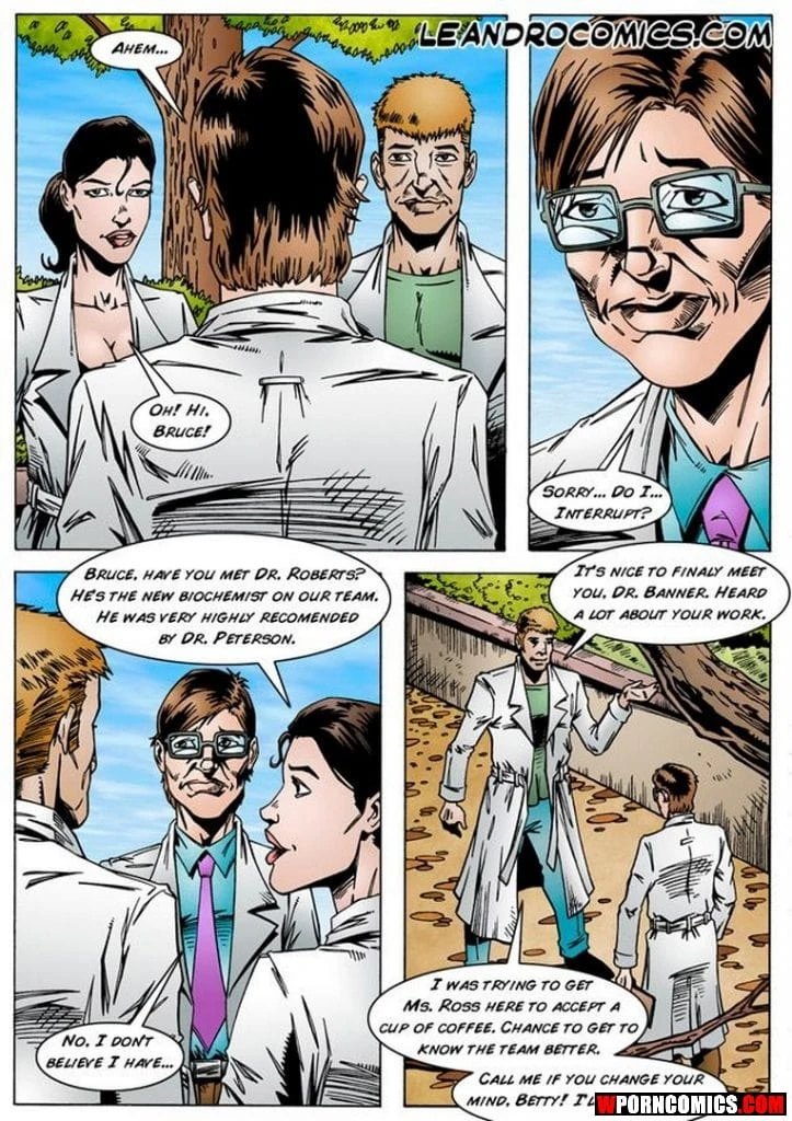 Porn Comic Wonder Woman Vs Incredibly Horny Hulk - 3#