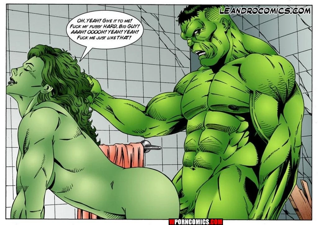 Porn Comic Wonder Woman Vs Incredibly Horny Hulk - 32#