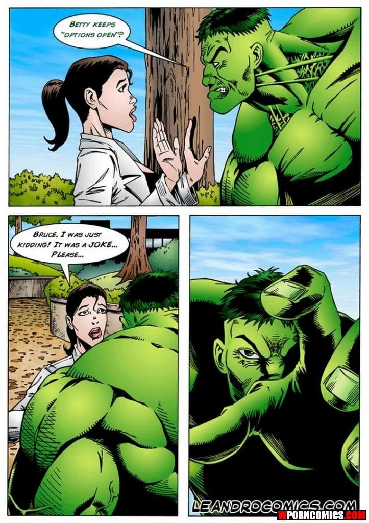 Porn Comic Wonder Woman Vs Incredibly Horny Hulk - 7#