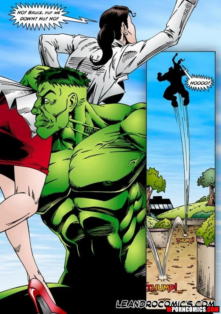 Porn Comic Wonder Woman Vs Incredibly Horny Hulk - 8#