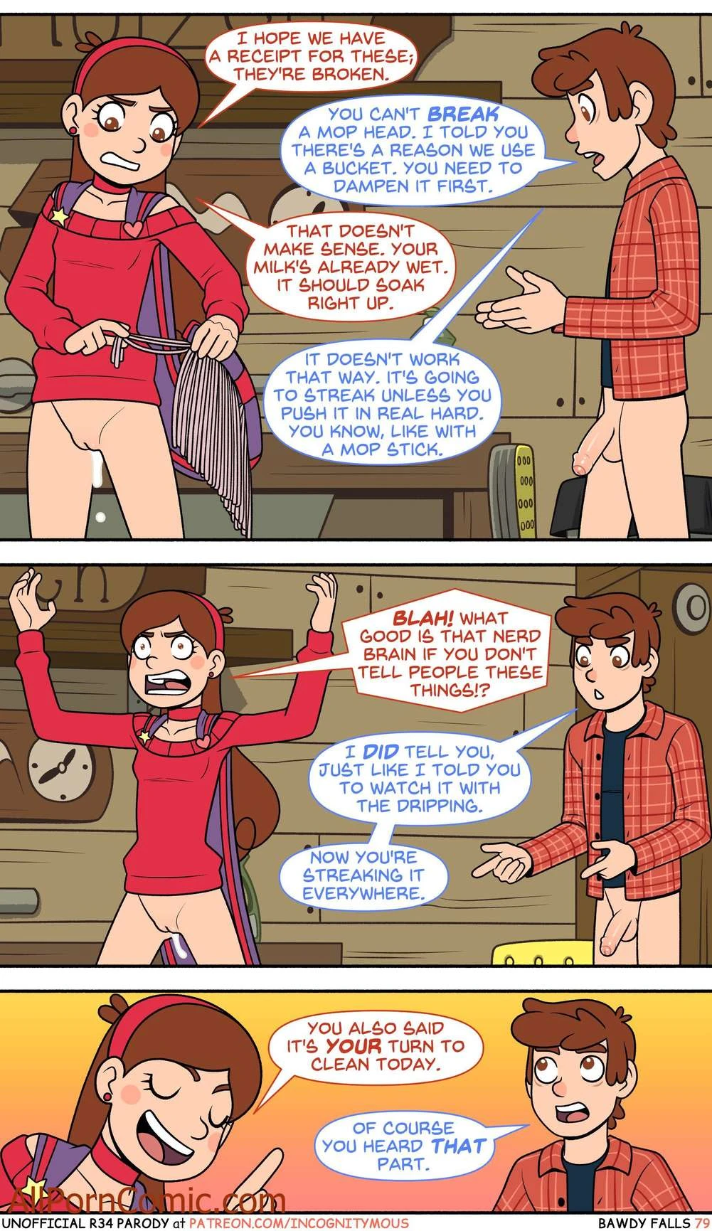Porn Comic Bawdy Falls Part 2 Gravity Falls - 18#