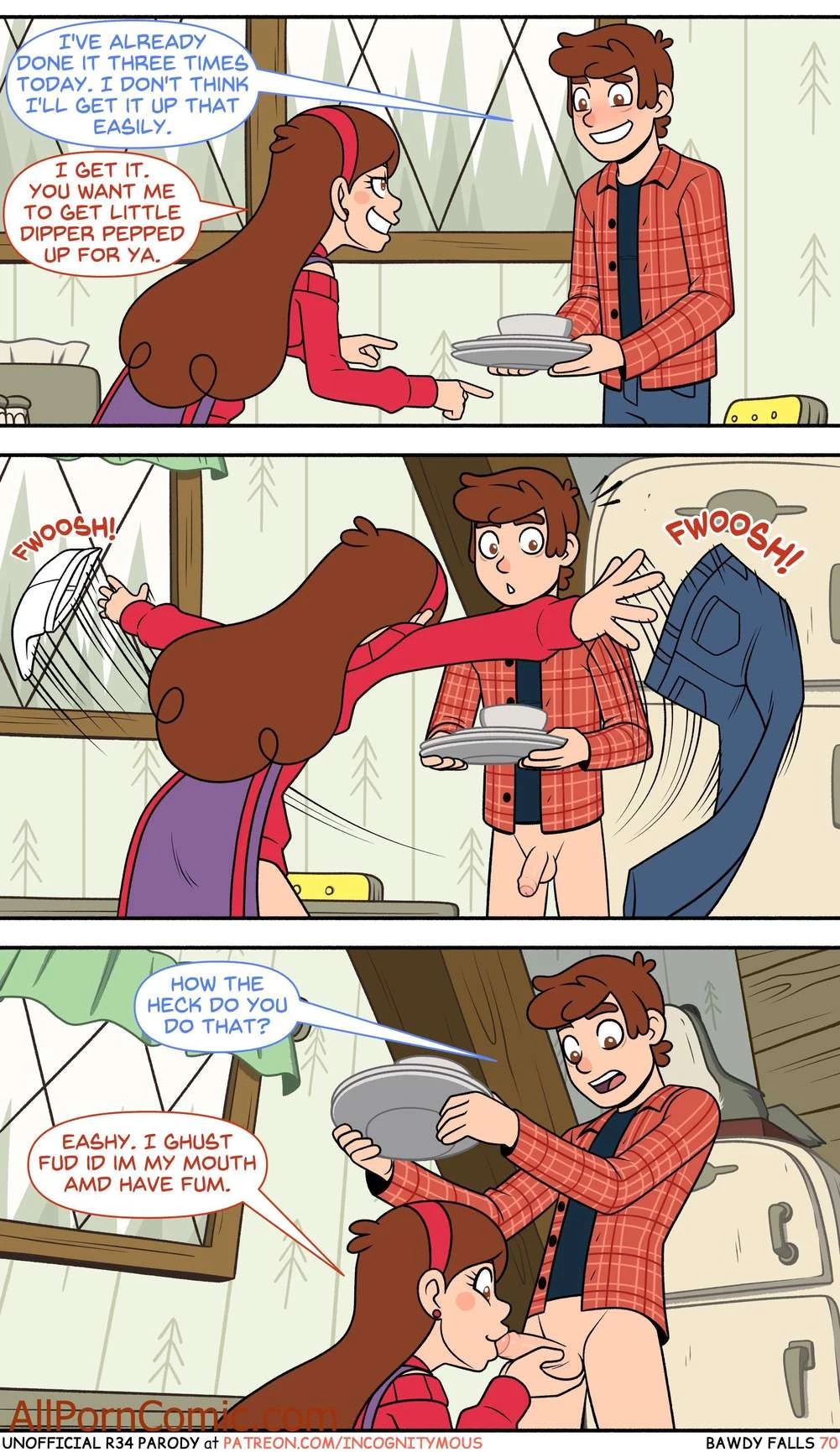Porn Comic Bawdy Falls Part 2 Gravity Falls - 9#