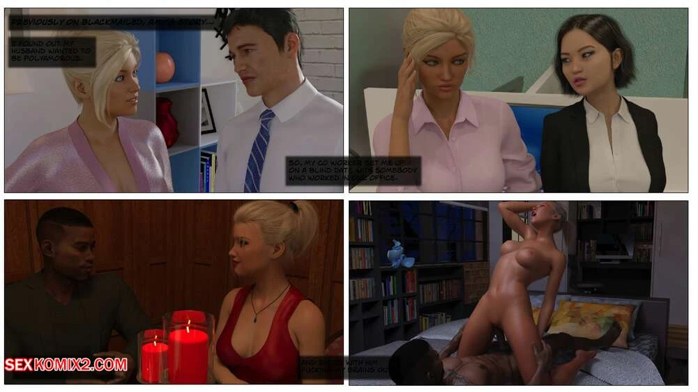 Porn Comic Blackmaled Amys Story 3 Sexy3DComics - 2#