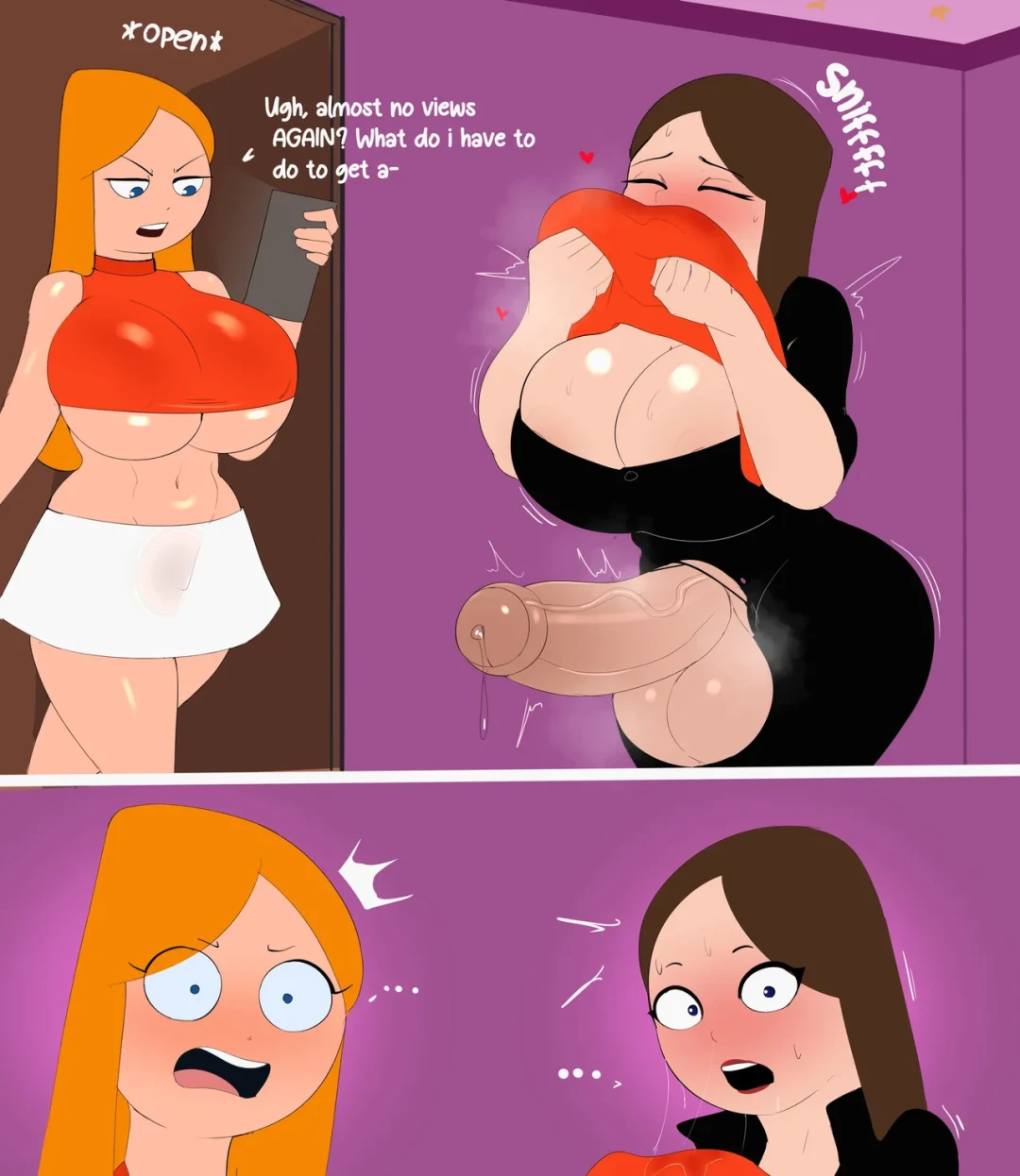 Porn Comic Candace x Vanessa - G3mma - 4#