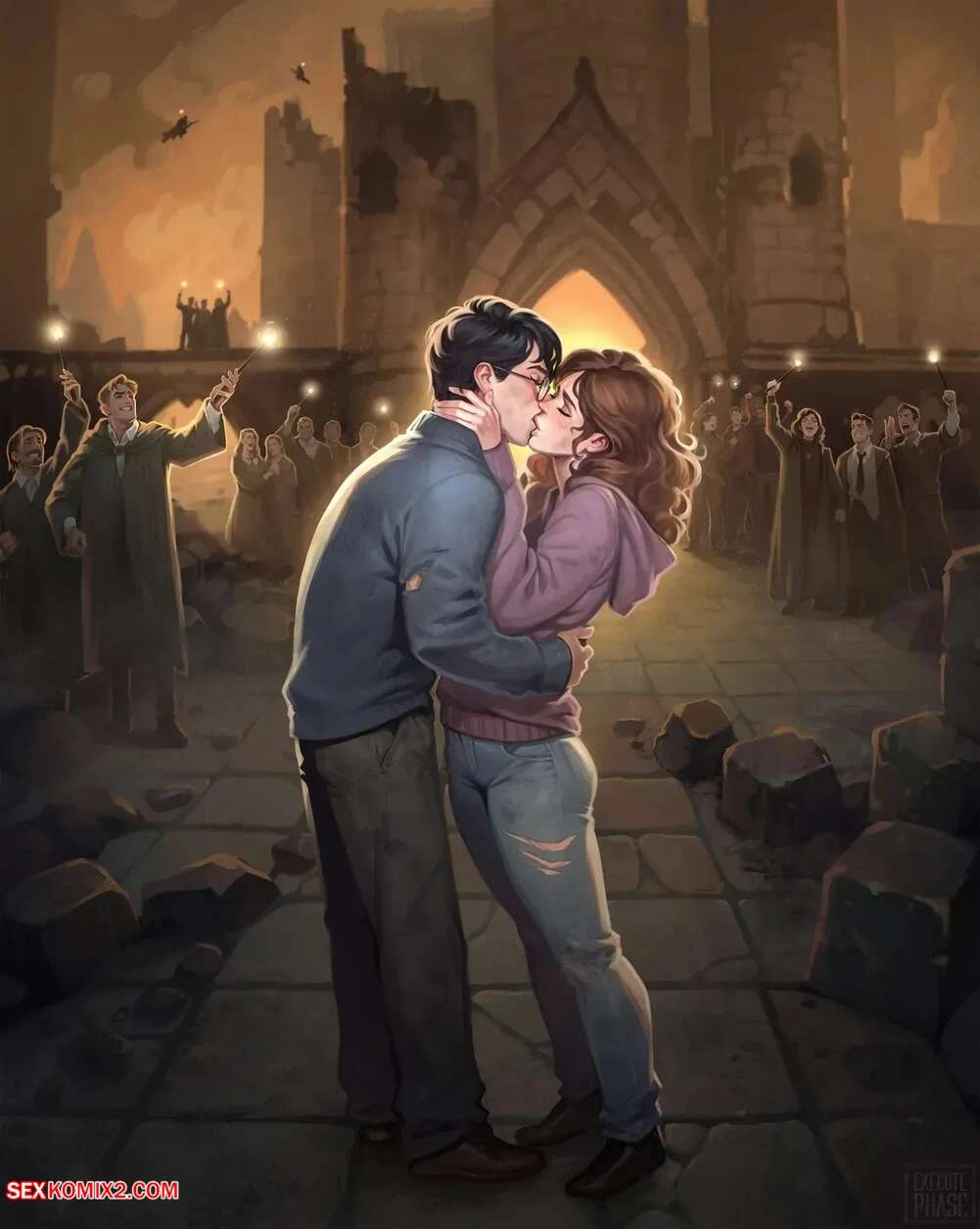 Porn Comic Chronicle Of A Wizarding Couple Executephase - 2#