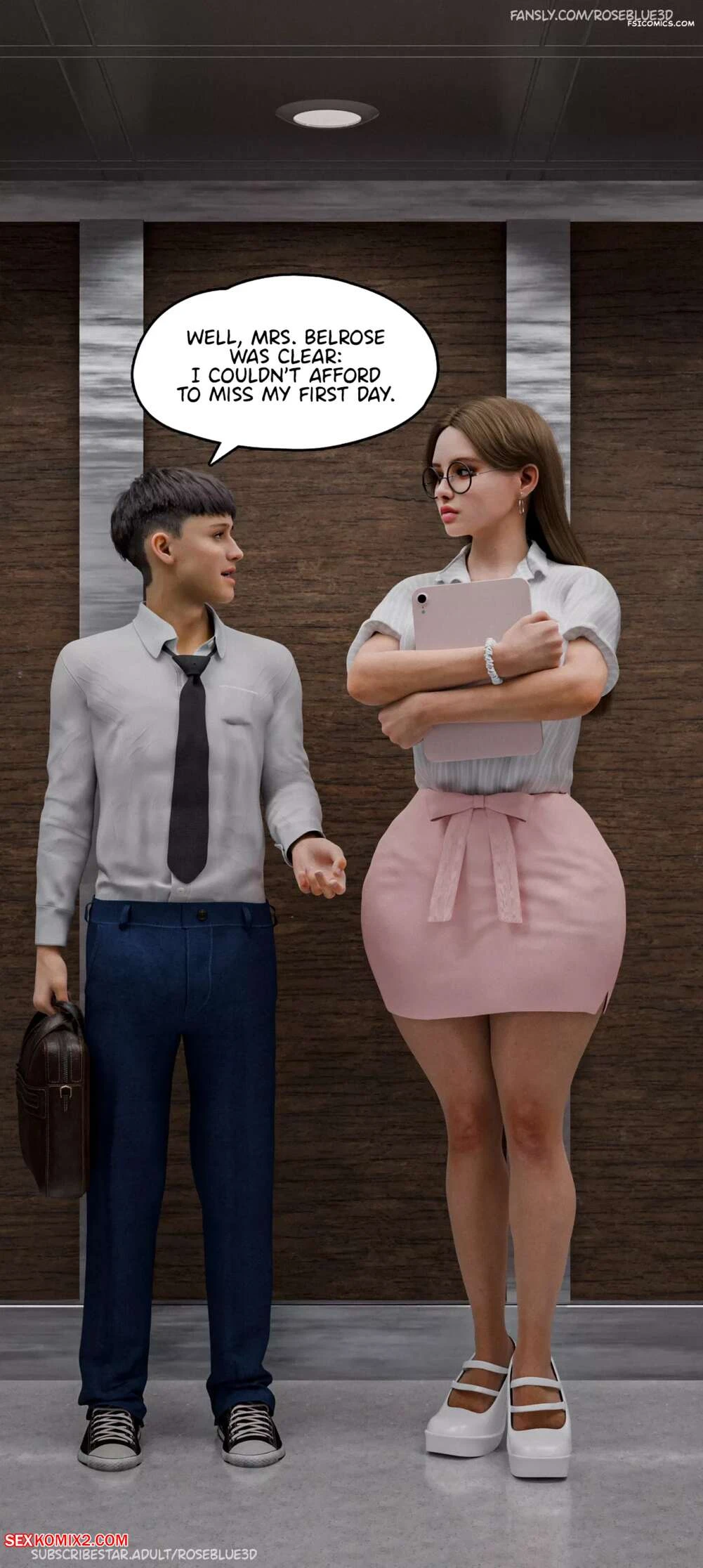 Porn Comic Dismissed Chapter 2 Rose Blue 3D - 6#