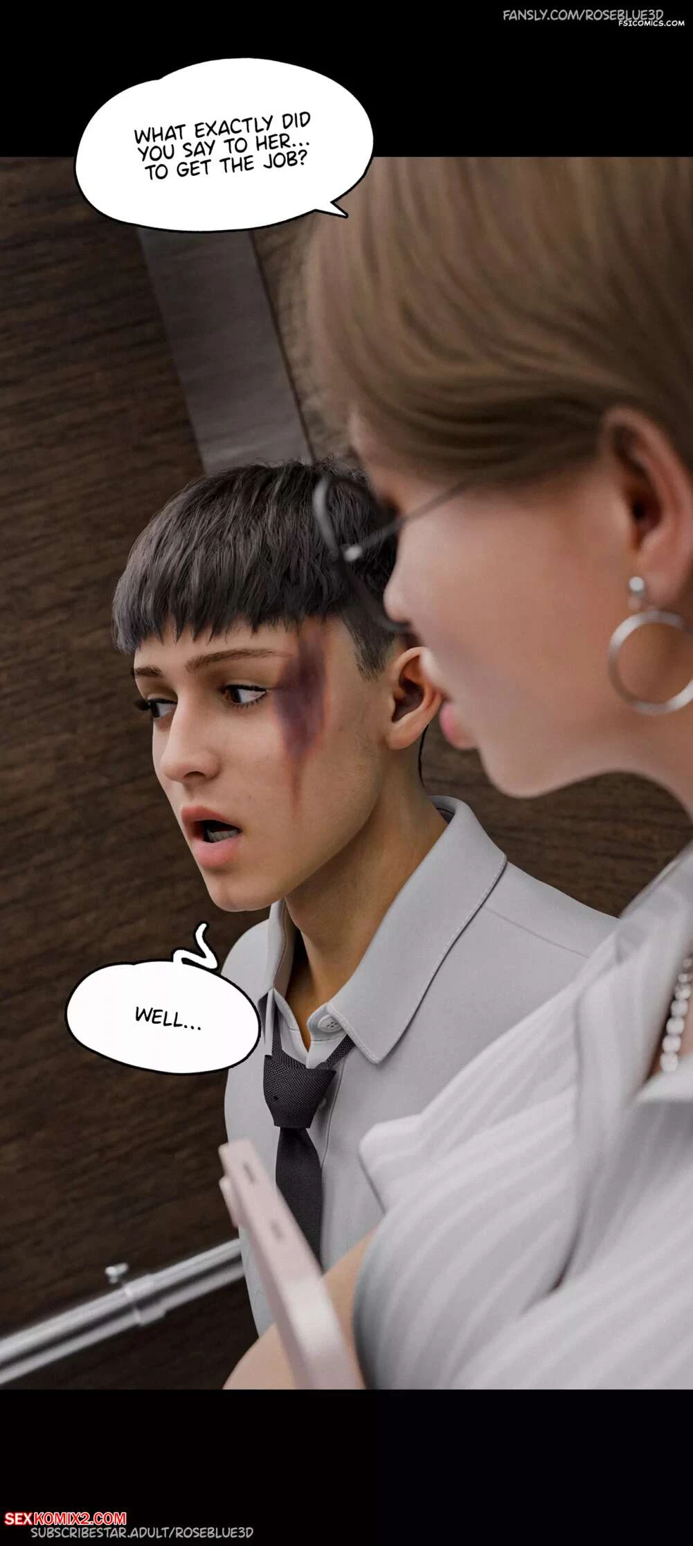 Porn Comic Dismissed Chapter 2 Rose Blue 3D - 7#