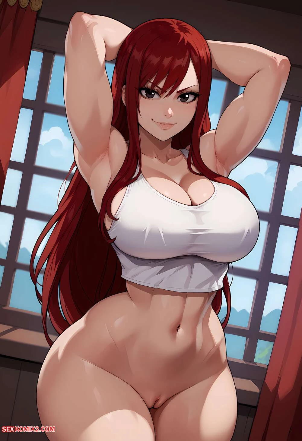 Porn Comic Erza Scarlet X BBC Floxin - 2#