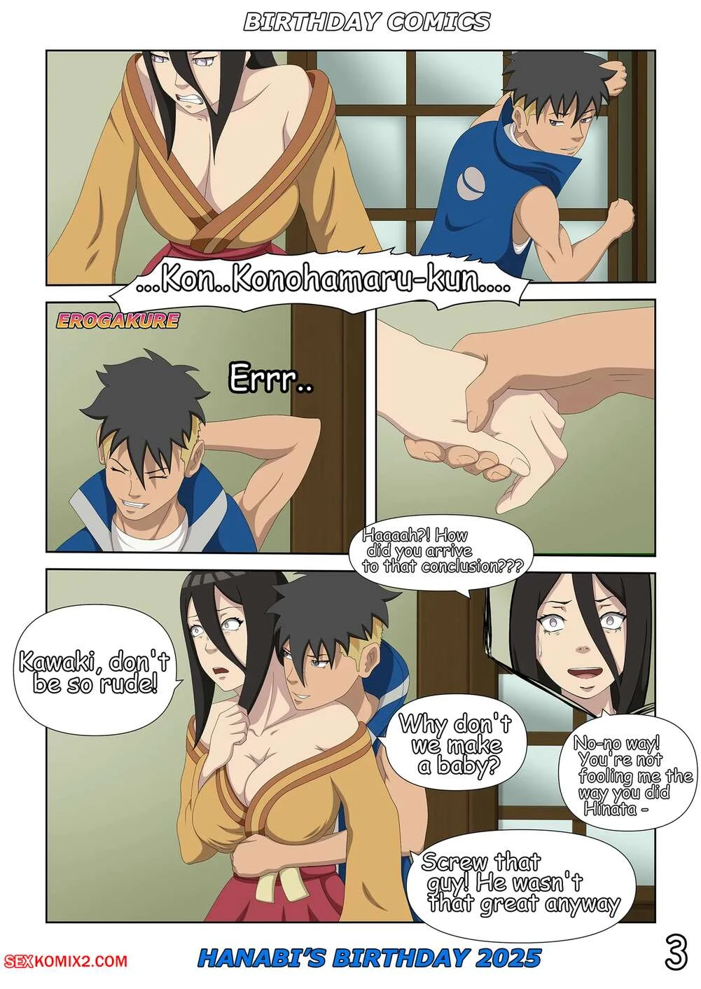 Porn Comic Hanabis Birthday Erogakure - 3#