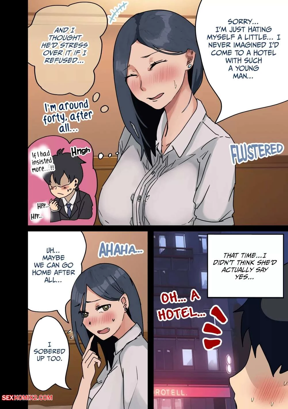 Porn Comic How I Got Lucky And Banged The Companys Madonna Chapter 1 Amatani Haruka - 15#