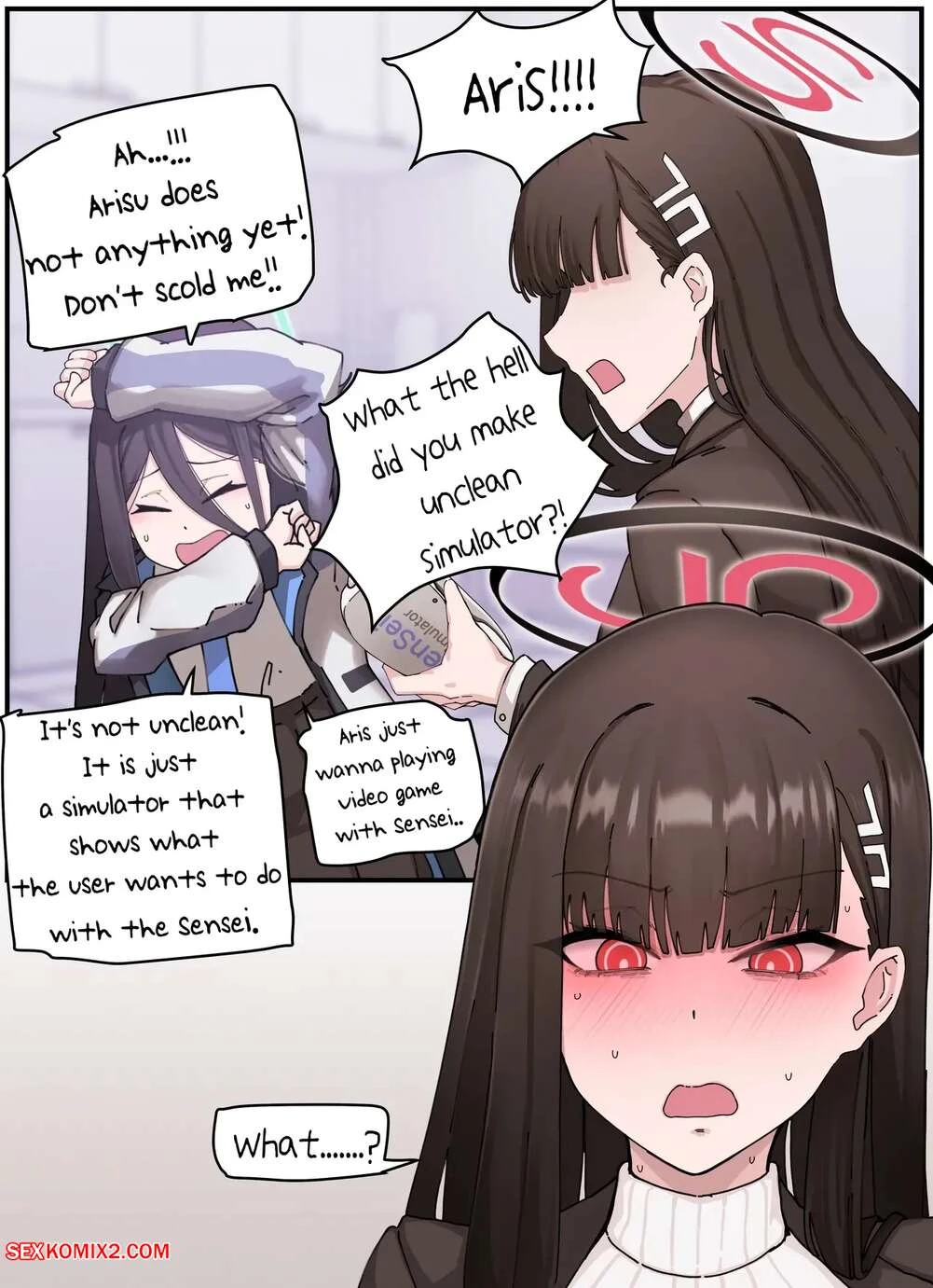 Porn Comic Kivotos Gravure 3 Sensei Simulator Horori - 9#