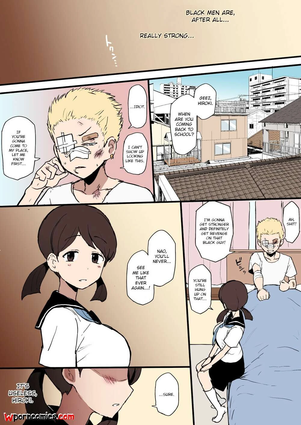 Porn Comic Kokujin No Tenkousei NTR Terasu MC - 2#