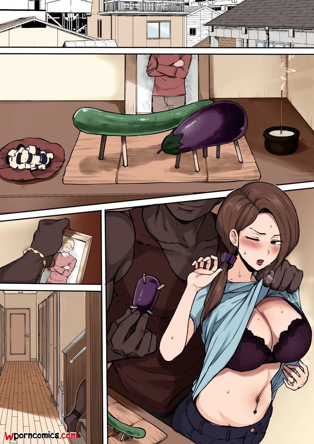 Porn Comic Kokujin No Tenkousei NTR Terasu MC - 20#