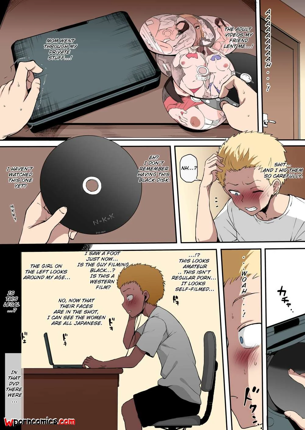 Porn Comic Kokujin No Tenkousei NTR Terasu MC - 23#