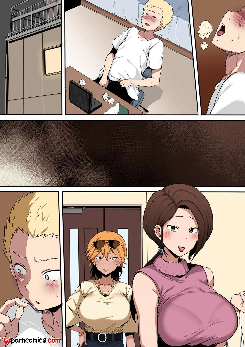 Porn Comic Kokujin No Tenkousei NTR Terasu MC - 36#