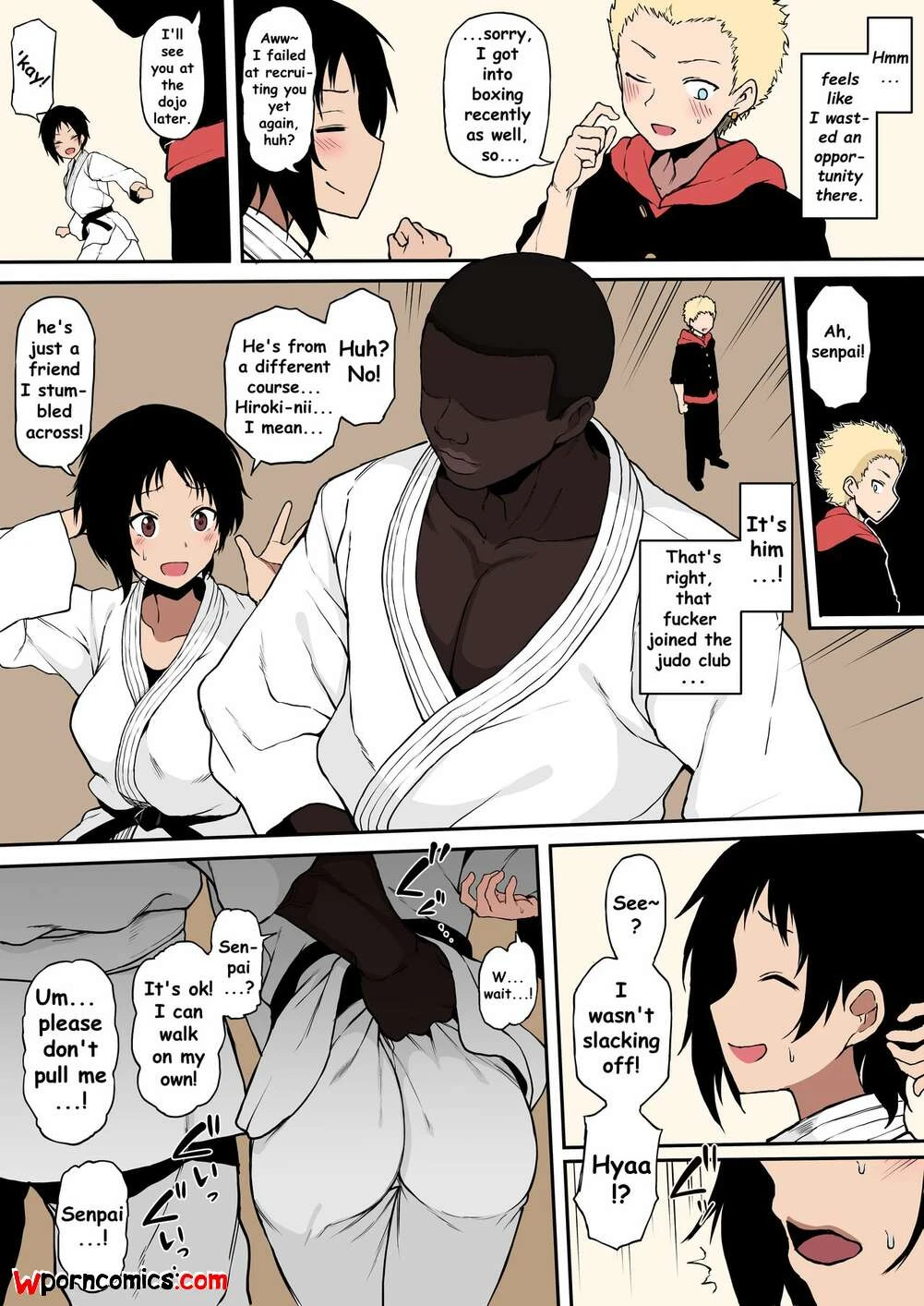 Porn Comic Kokujin No Tenkousei NTR Terasu MC - 40#