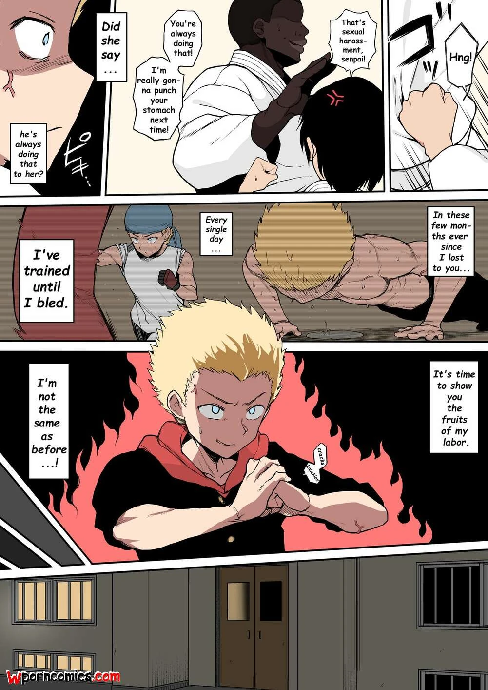 Porn Comic Kokujin No Tenkousei NTR Terasu MC - 41#