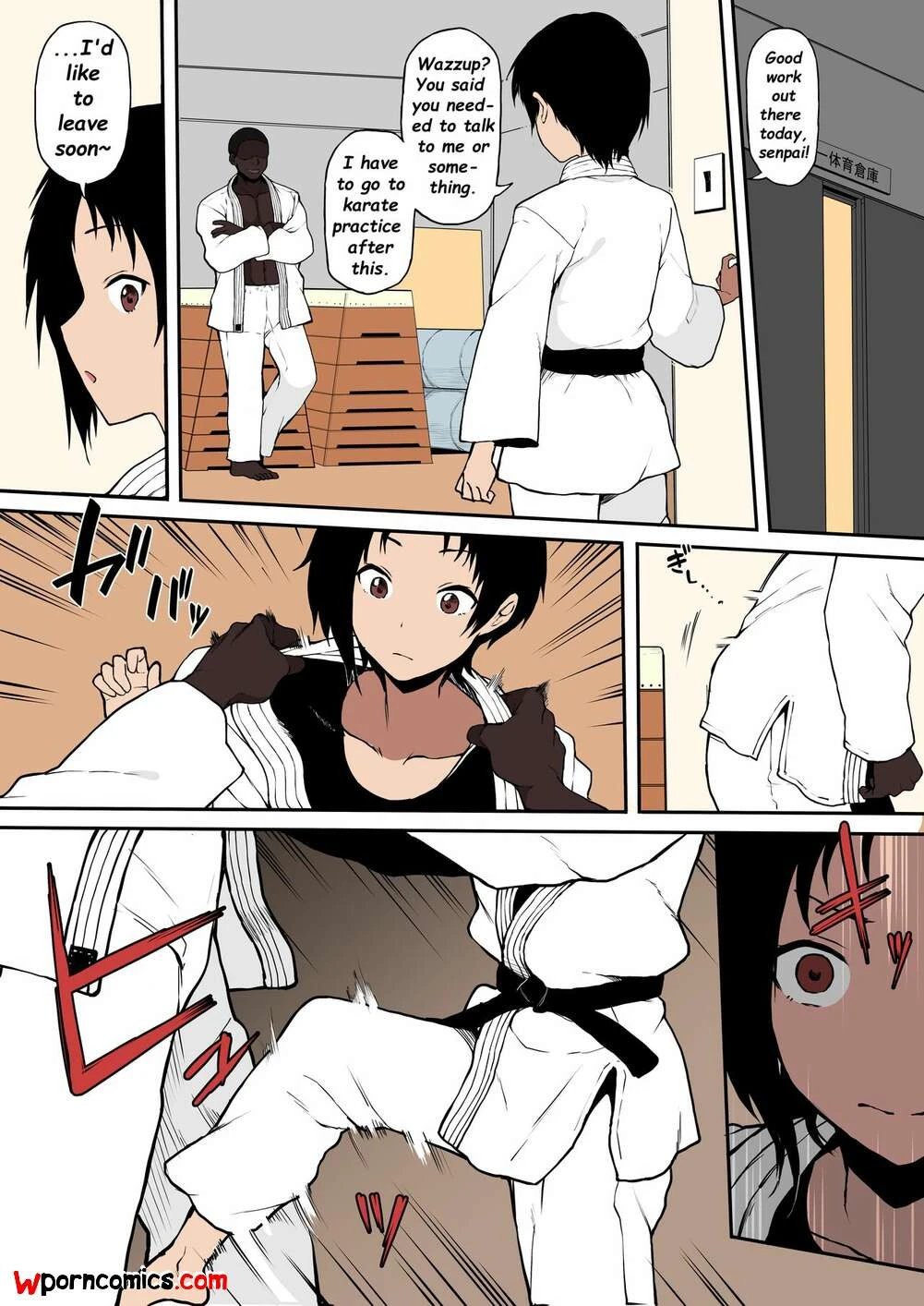 Porn Comic Kokujin No Tenkousei NTR Terasu MC - 42#