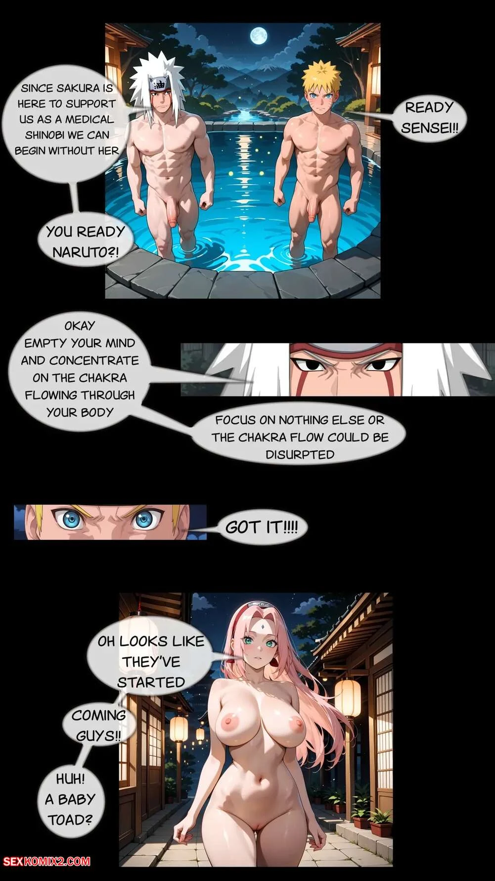 Porn Comic Kunoichi Chakra Drainage HQAnimeART - 4#