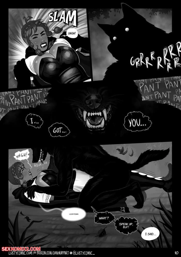 Porn Comic Lusty And The Big Bad Werewolf Dan Mapplethorpe - 10#