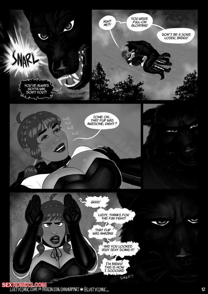 Porn Comic Lusty And The Big Bad Werewolf Dan Mapplethorpe - 12#