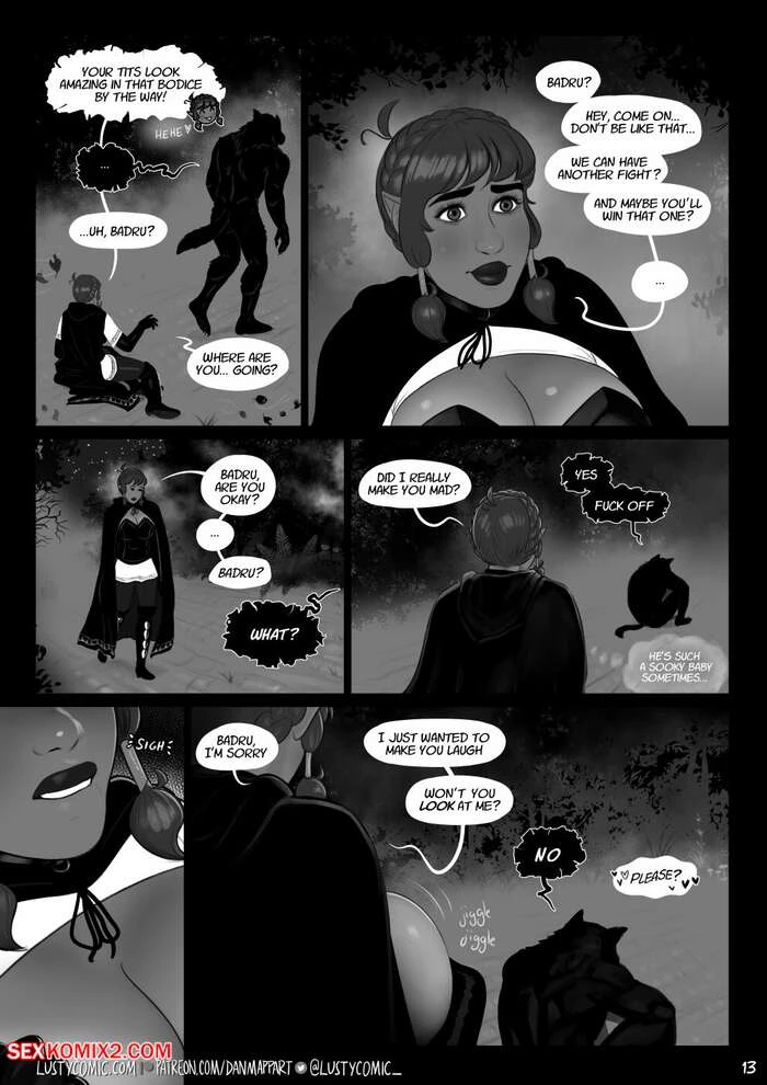 Porn Comic Lusty And The Big Bad Werewolf Dan Mapplethorpe - 13#