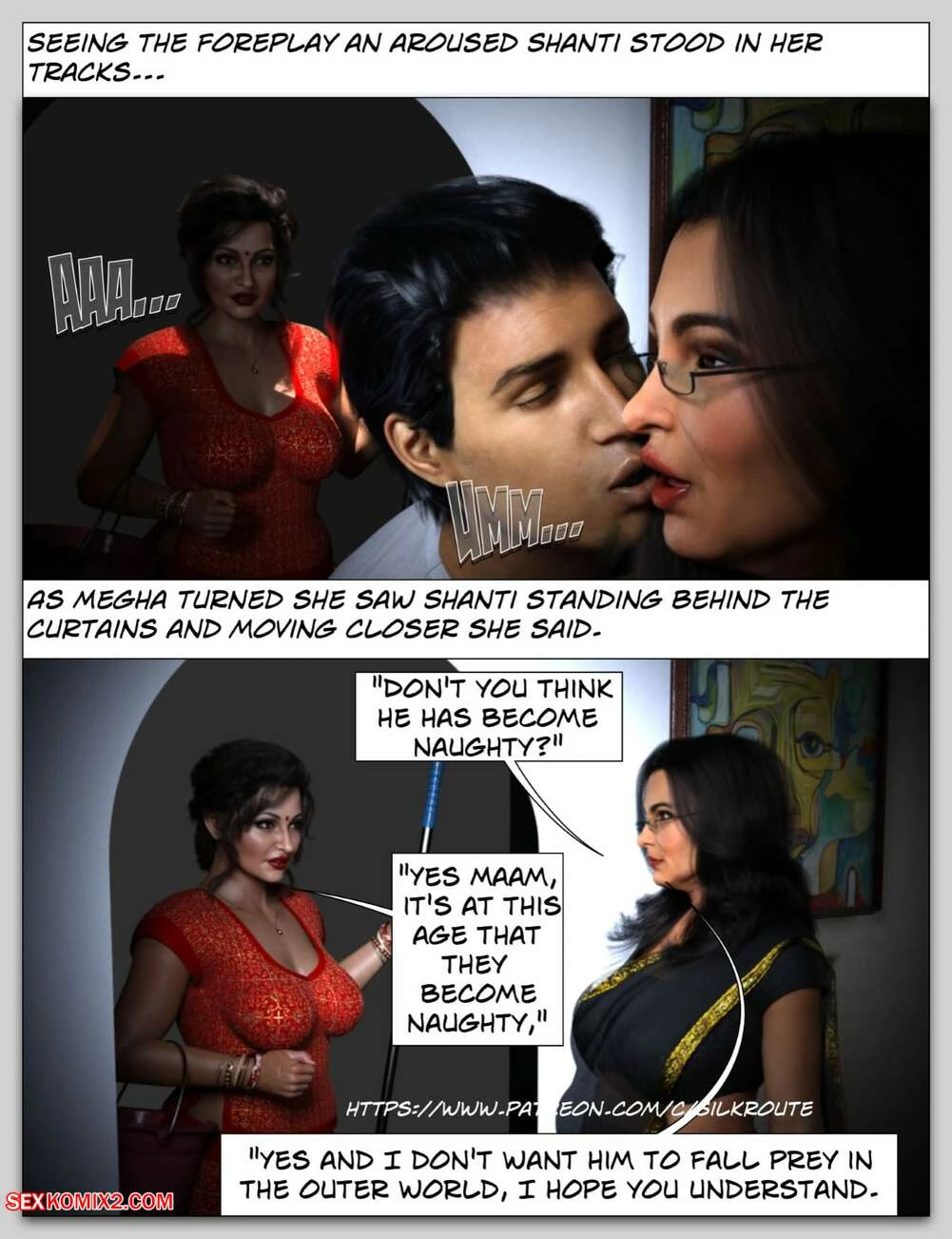 Porn Comic Please Relieve Her 6 Silk Route - 10#
