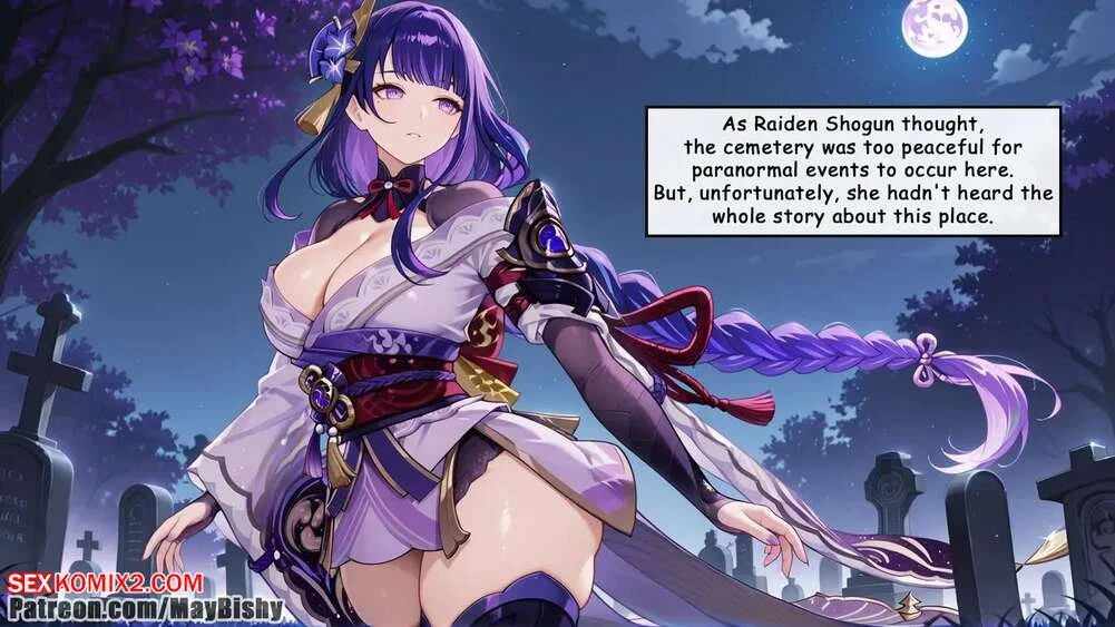 Porn Comic Raiden Shogun Graveyard Quest MayBishy - 3#