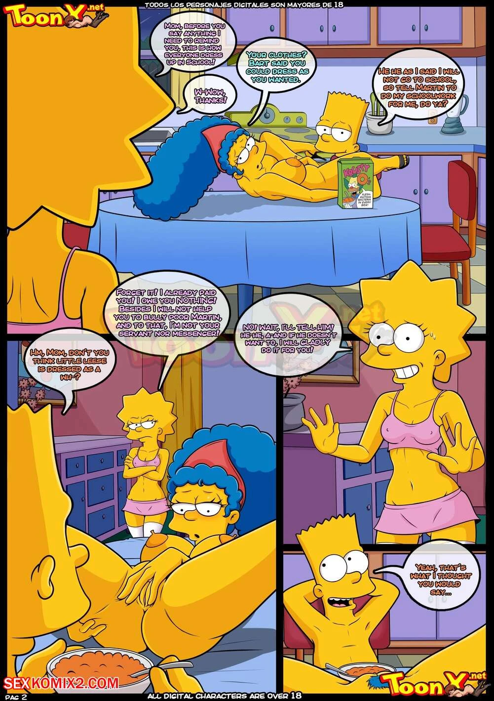 Porn Comic SimpsoRama Chapter 3 The Simpsons , Futurama Croc - 3#