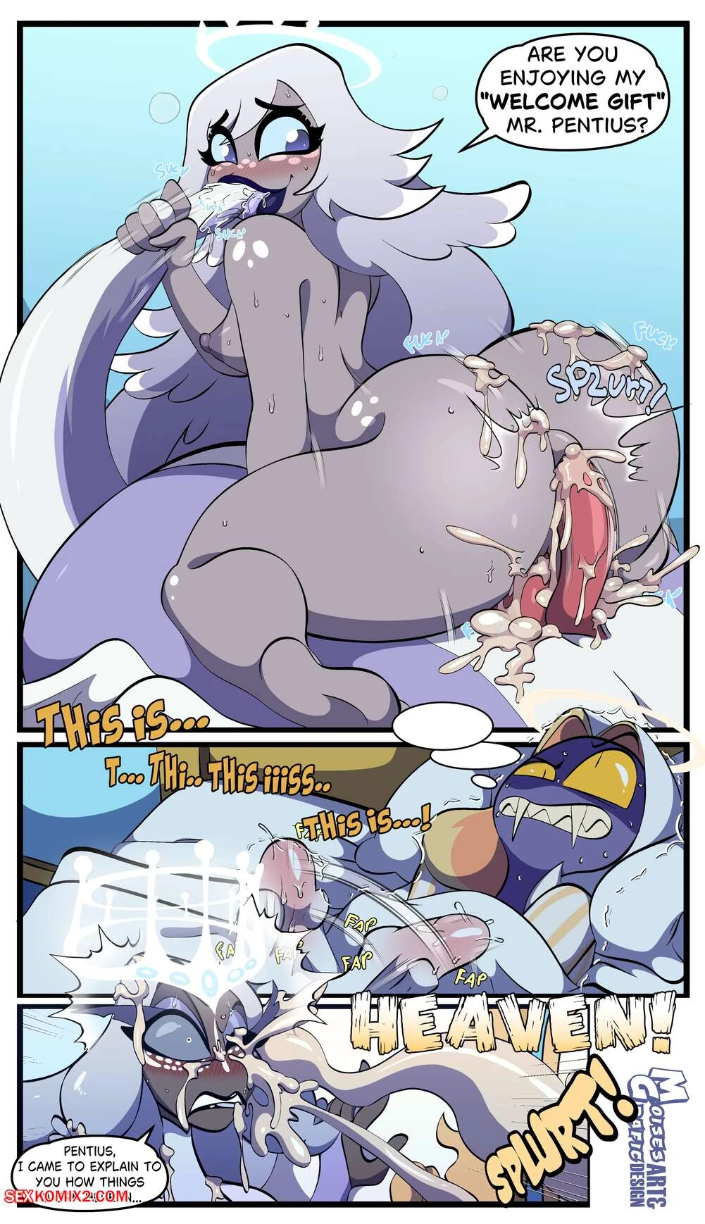 Porn Comic Sir Pentious In Heaven MoisesGrafic - 2#