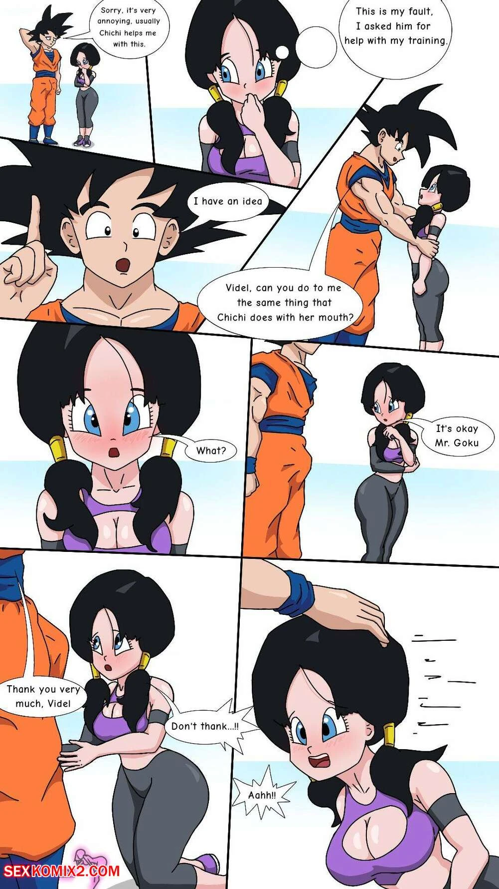 Porn Comic Videl X Goku Extranimacion - 4#