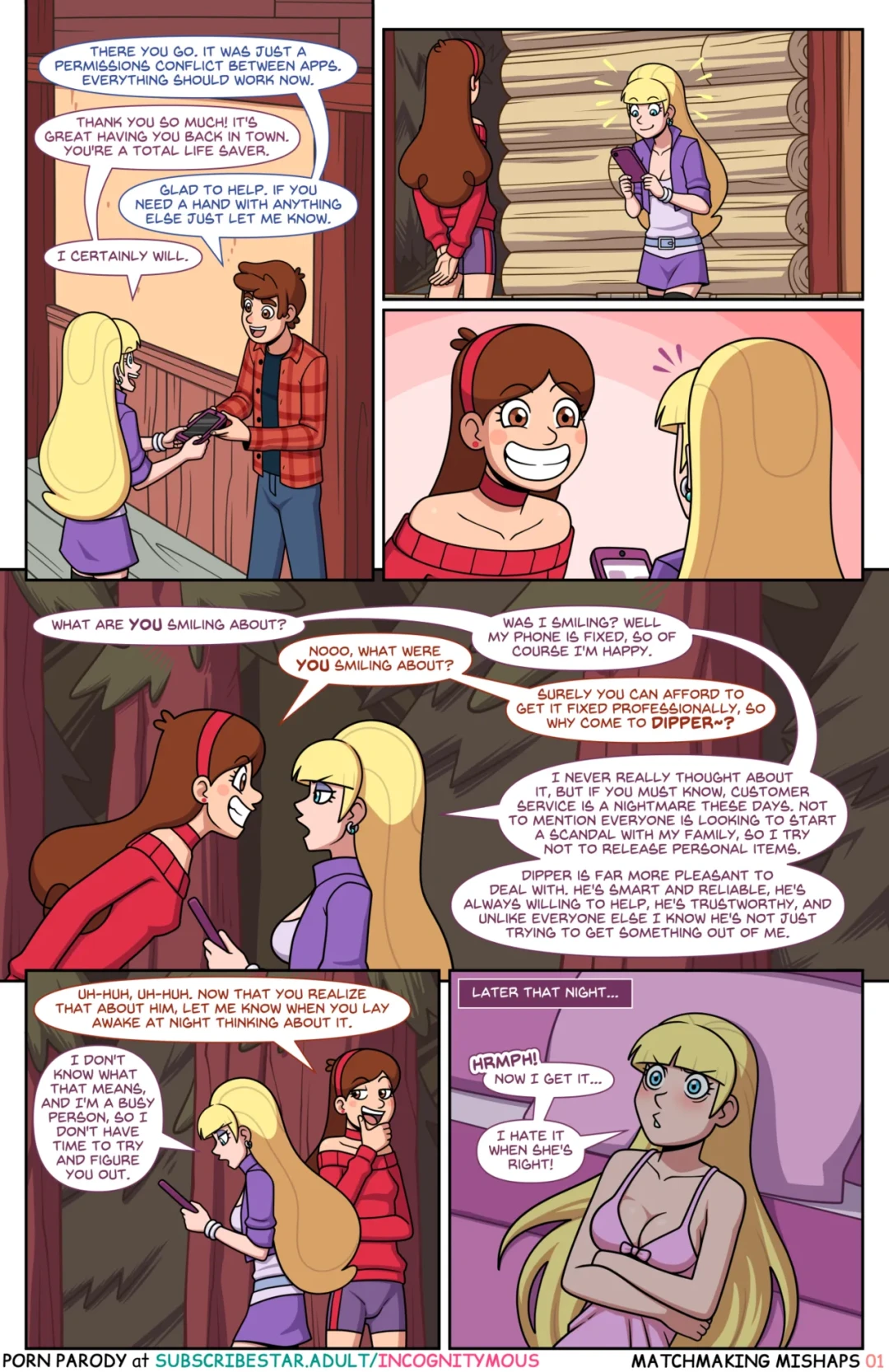 Porn Comic Matchmaking Mishaps - Incognitymous - 1#