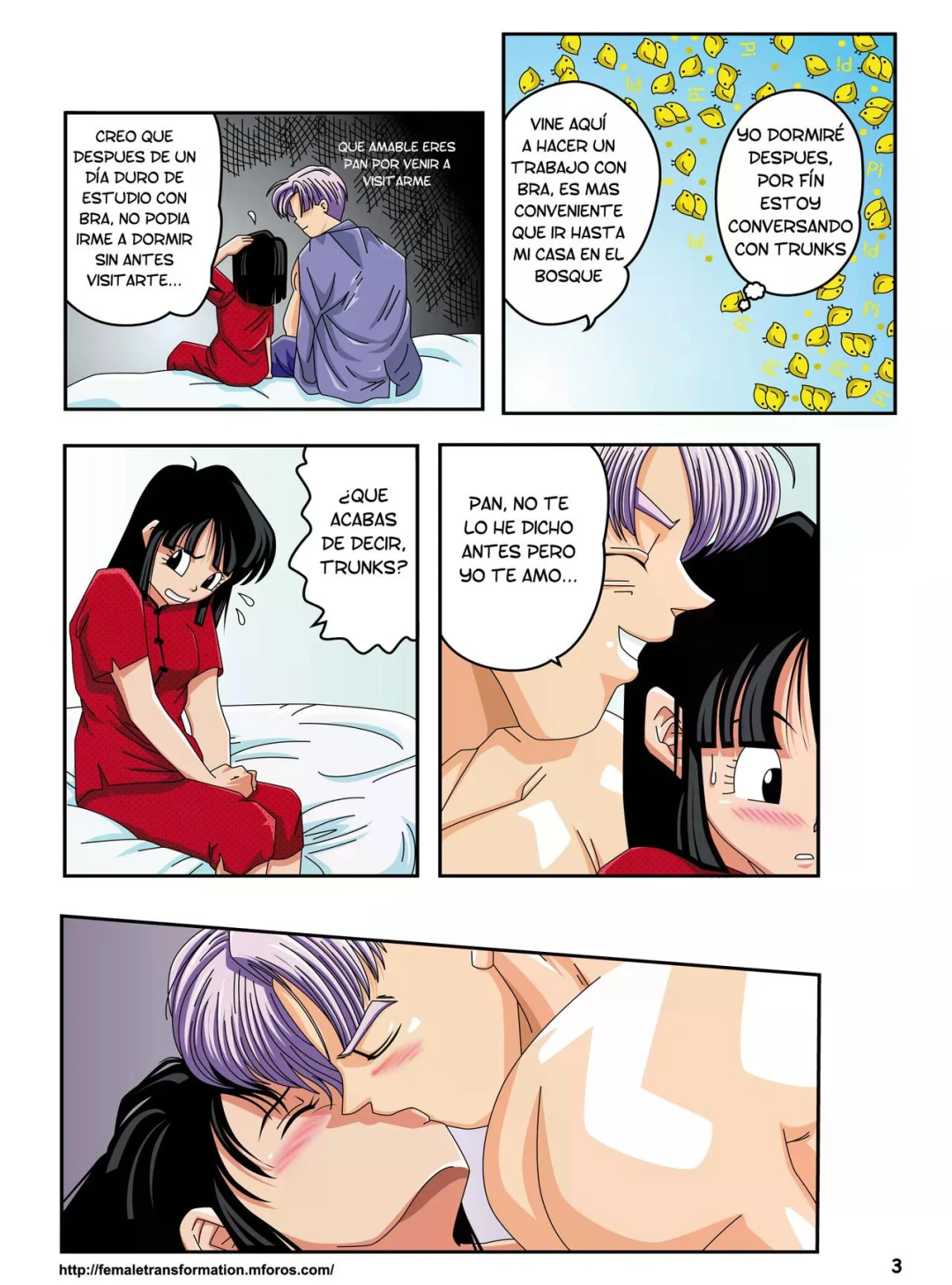 Porn Comic Pan x Trunks - Locofuria - 4#