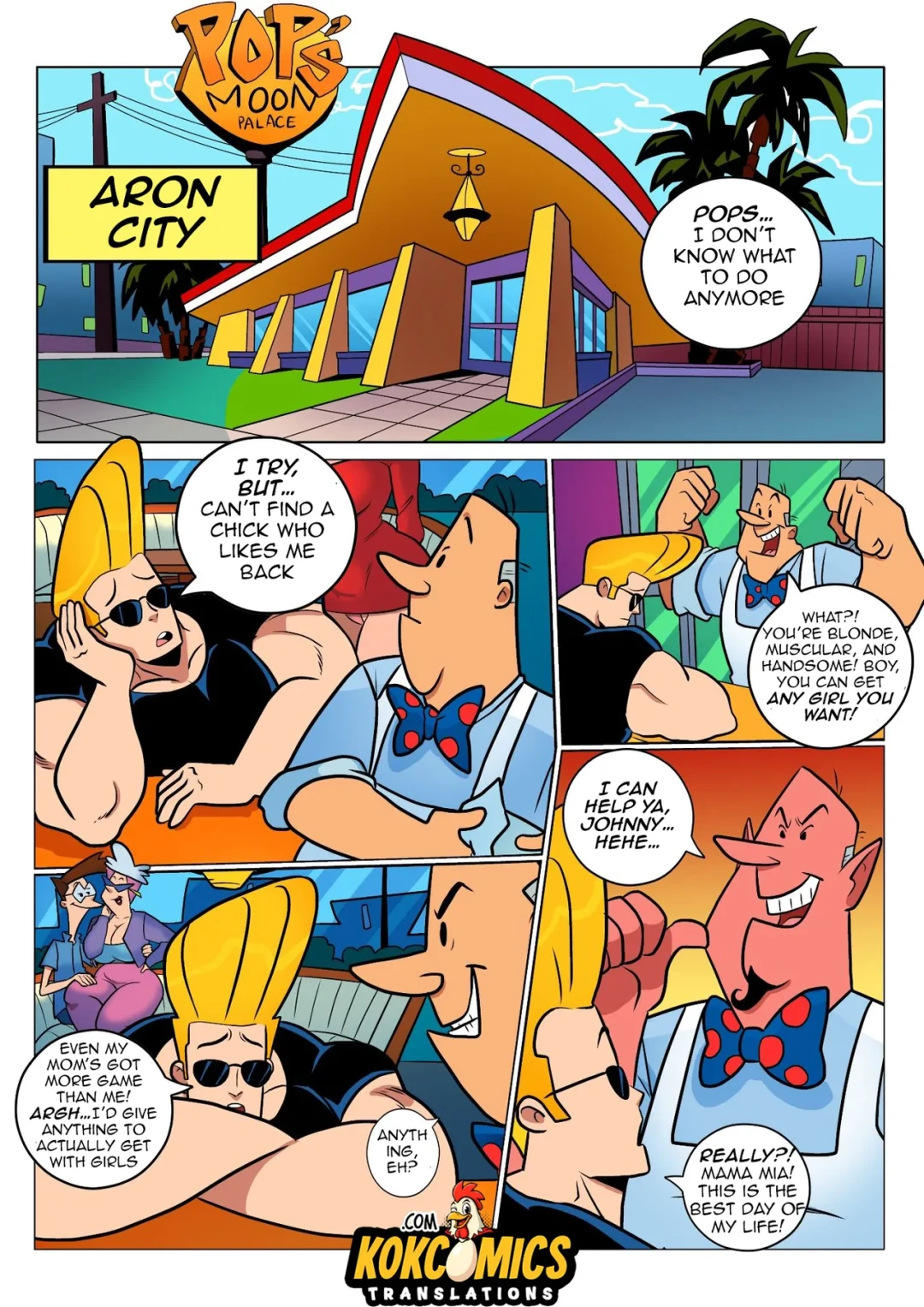 Porn Comic Johnny Bravo - Gansoman - 3#