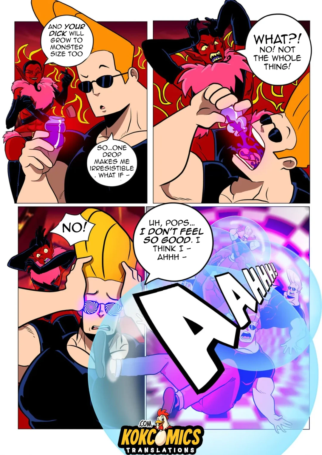 Porn Comic Johnny Bravo - Gansoman - 6#