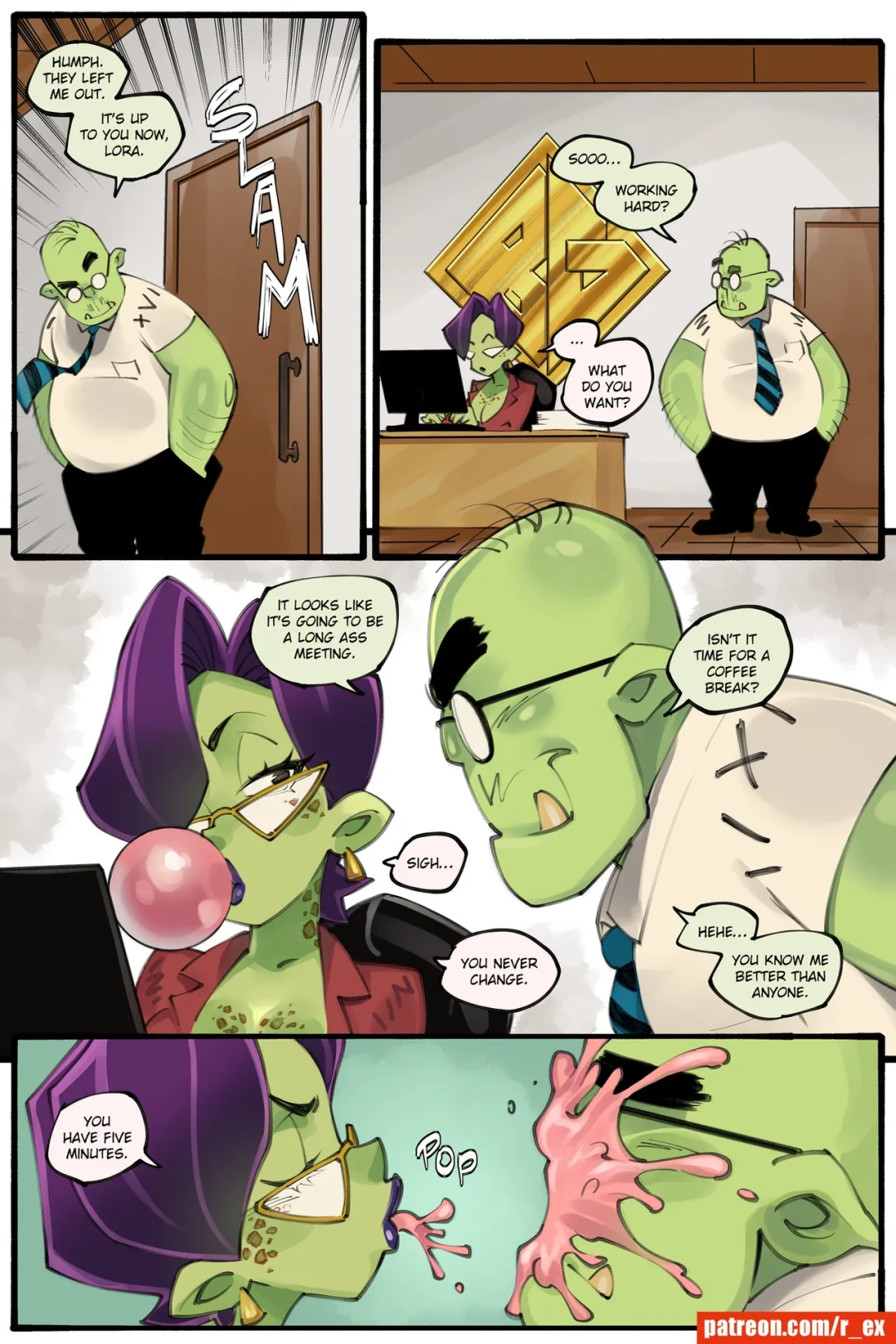 Porn Comic Lora Board Reunion - R_ex - 8#