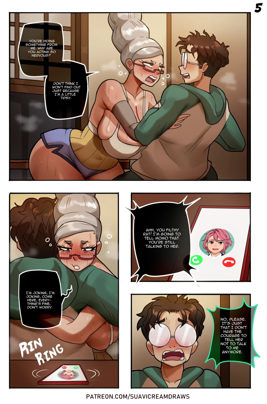 Porn Comic Grandma’s approval - Suavi-Cream - 6#